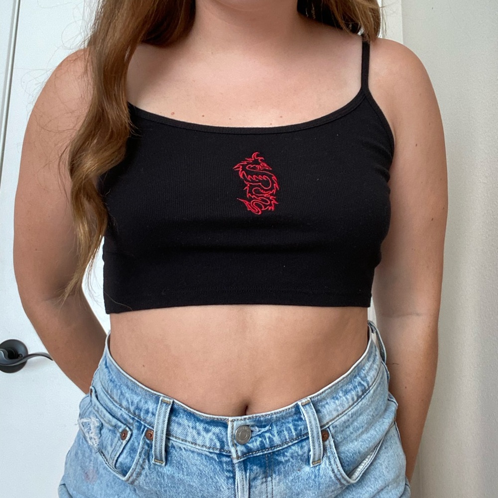 Brandy Melville dragon tank top